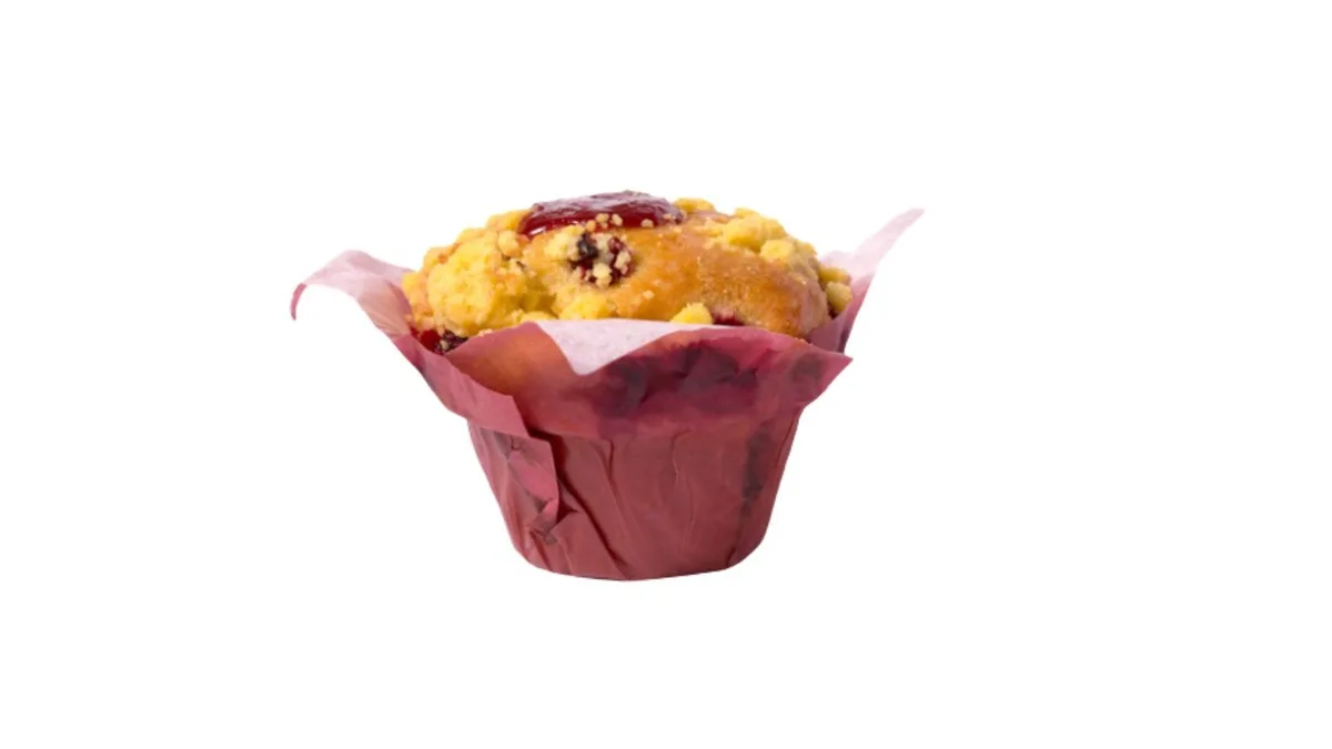 Vegán cseresznyés muffin