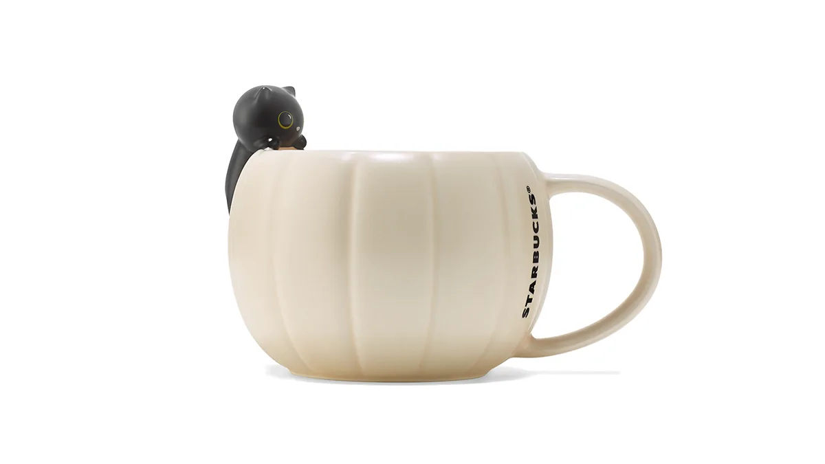 Кружка BLK PEEP CAT WHT, 355 мл