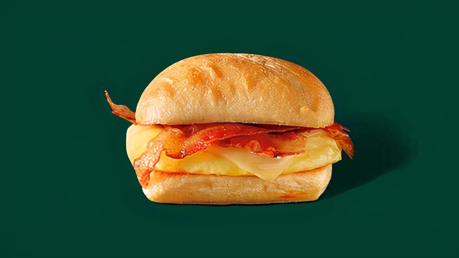 Bacon, Gouda and Egg Sandwich