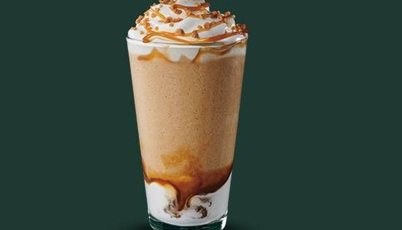 Caramel Ribbon Crunch Frappuccino
