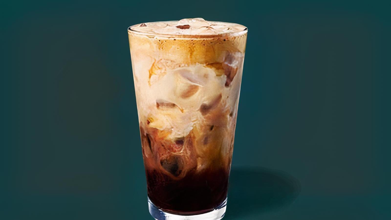 Iced Hazelnut Oatmilk Shaken Espresso​