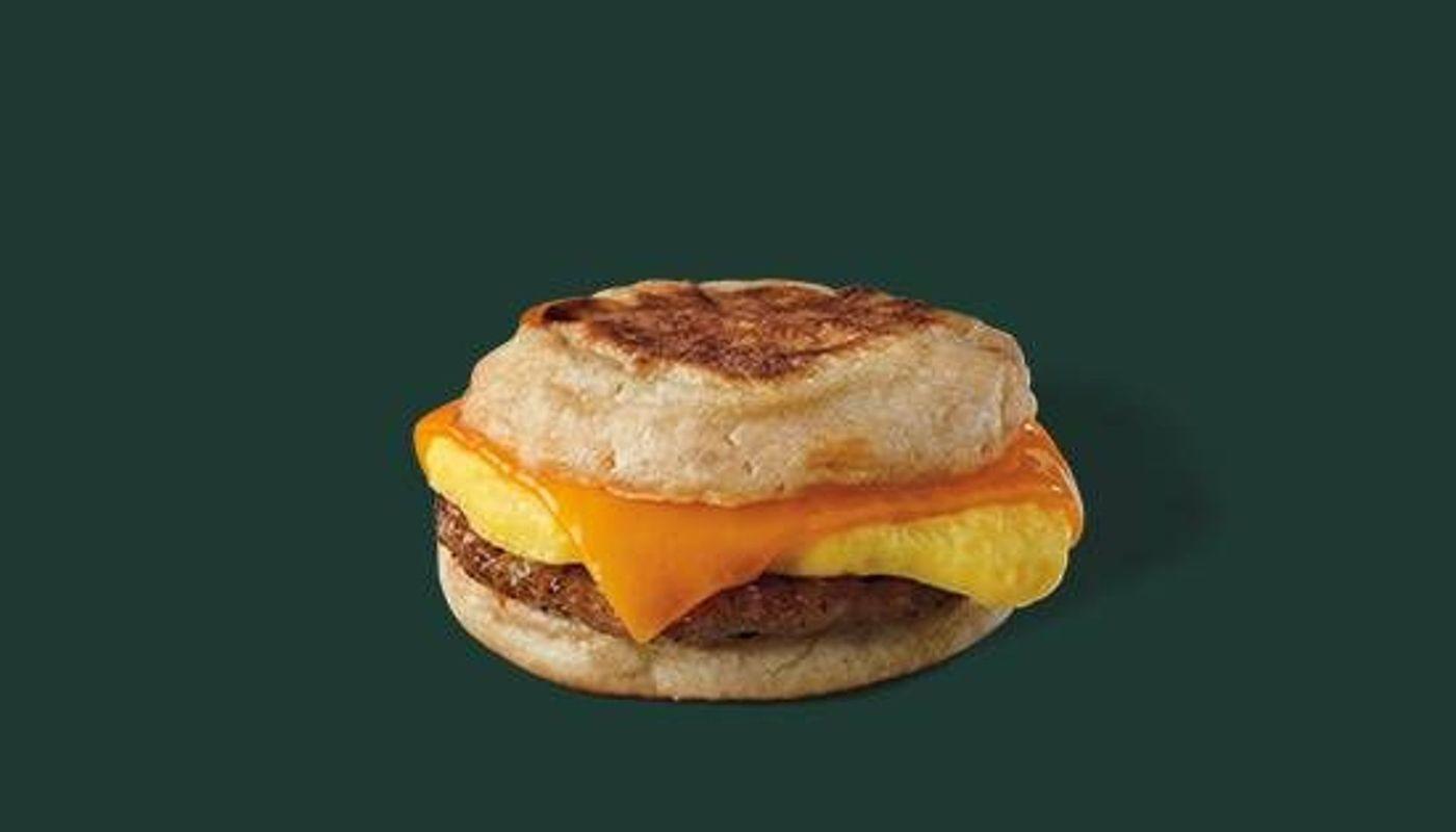 Sausage, Cheddar and Egg Sandwich