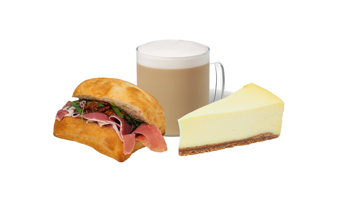 Brunch ponuda (Grande Latte+ SENDVIČ + KOLAČ)