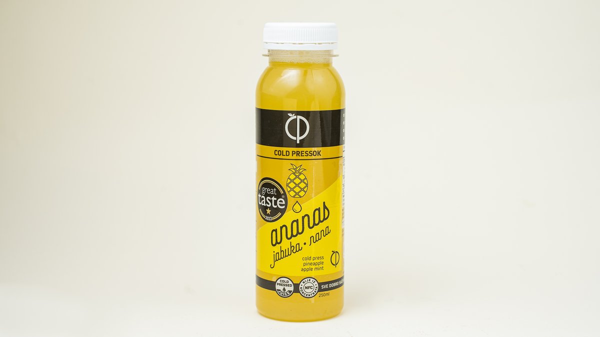 Hladno ceđen ananas 0,2l