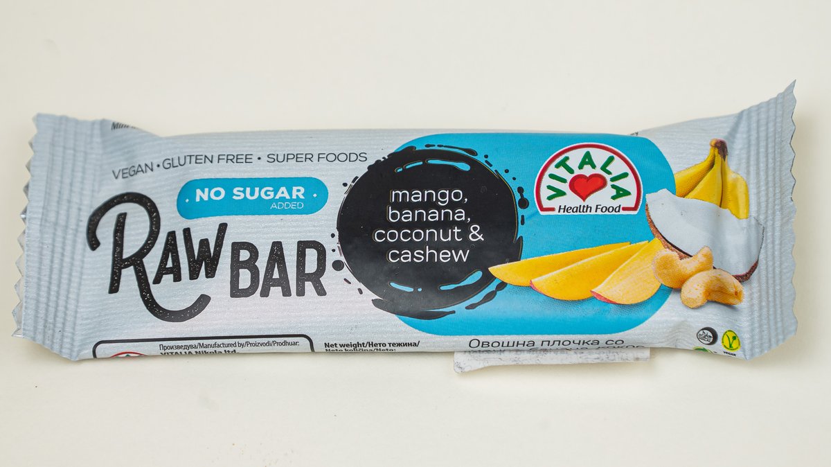 Raw Bar Mango, Banana, Coconut, Cashew