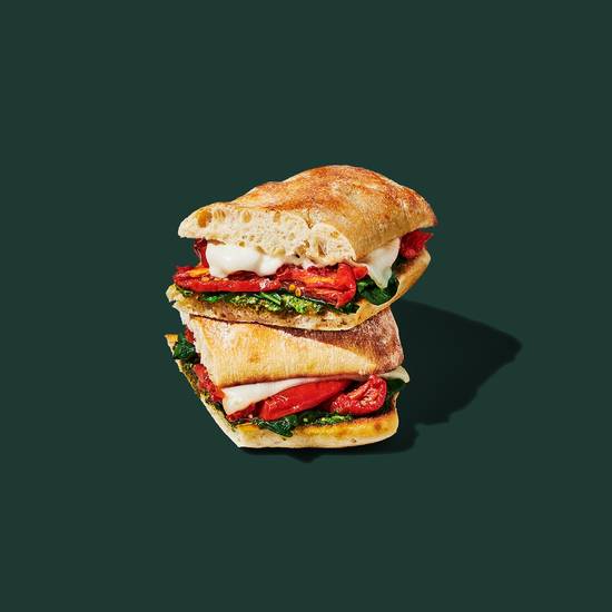 Tomato and Mozzarella on Focaccia