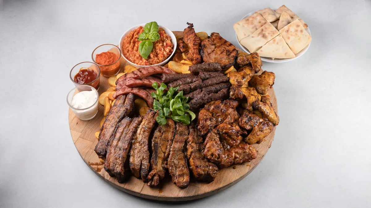 Stari hrast luxury plate za 6 osoba