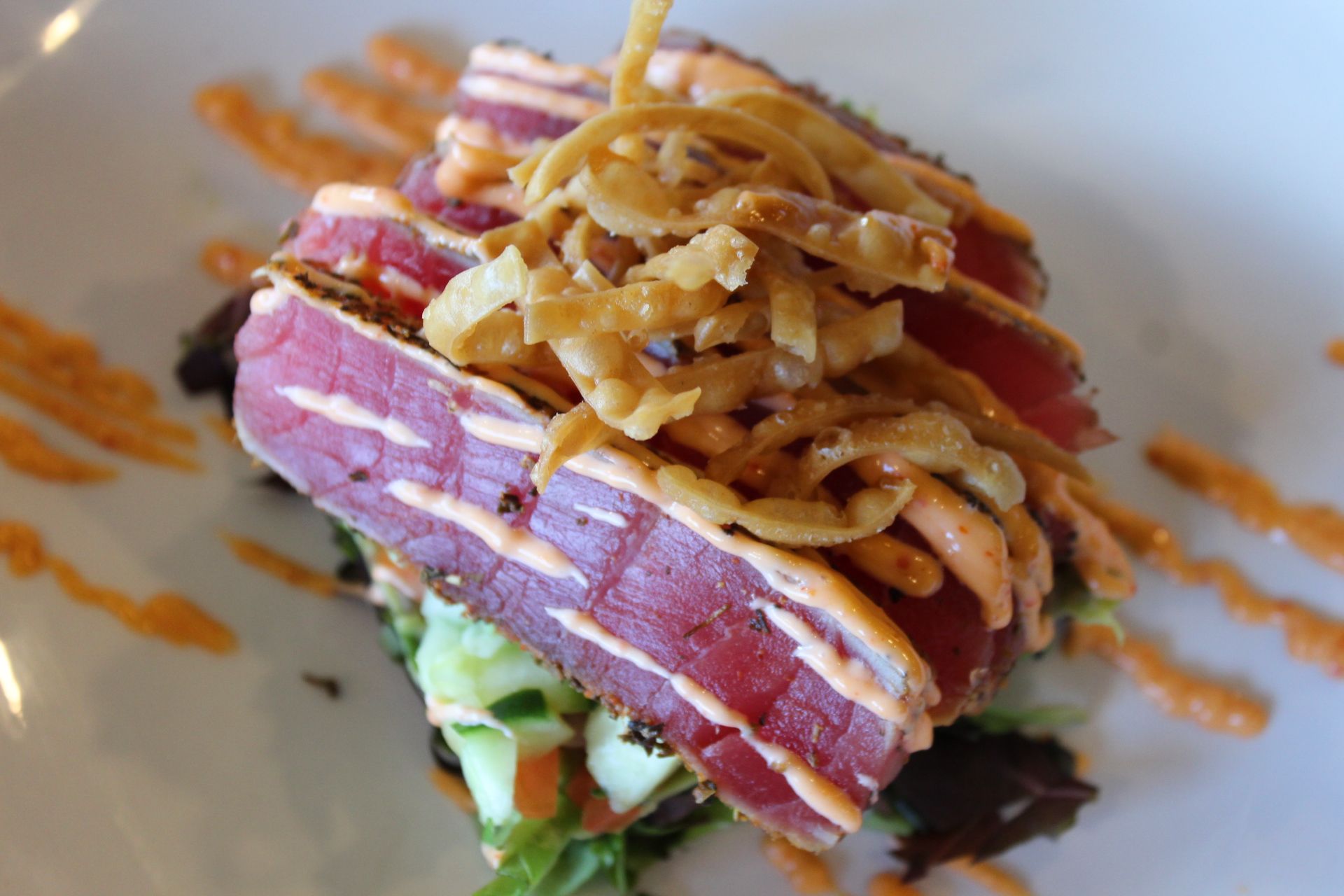 Blackened Tuna Stack