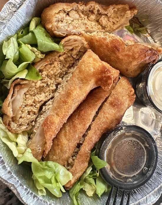 Aji Chicken Eggrolls