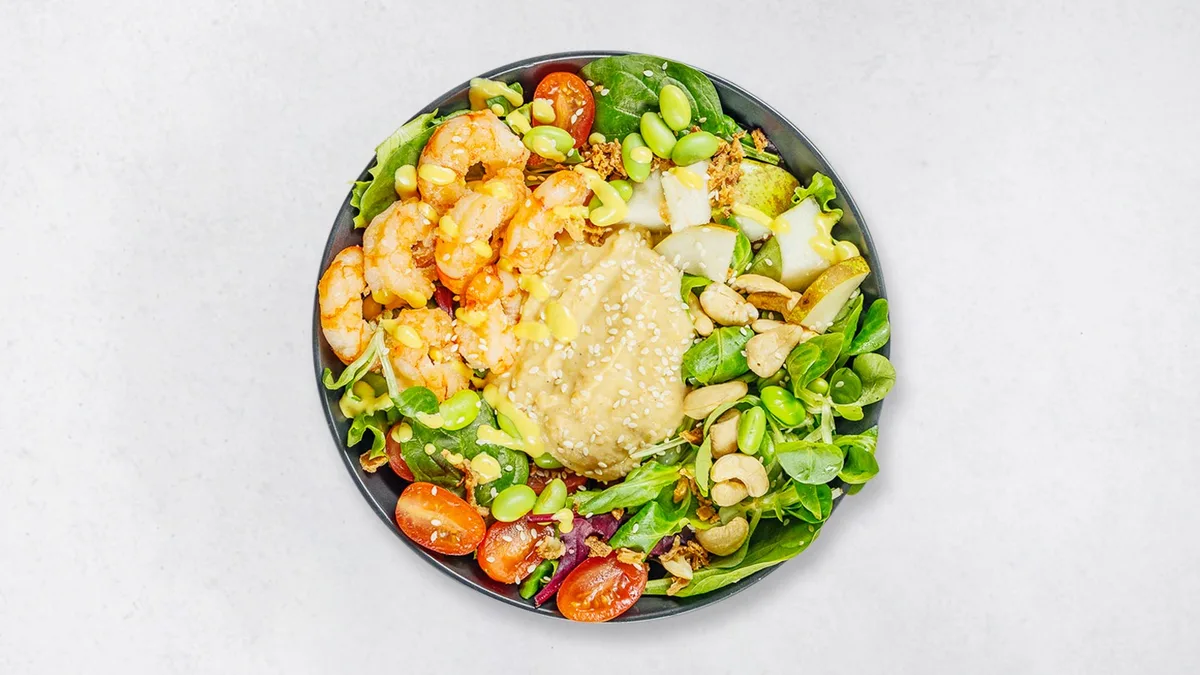 Scampi Salat