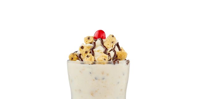 Chocolate Chip Cookie Dough Milkshake