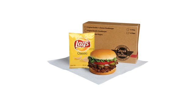Original Double Steakburger 'n Chips