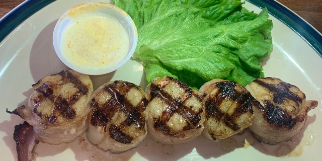 Grilled Bacon-Wrapped Scallops