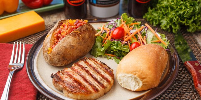 Grilled Pork Chop Boxed Lunch