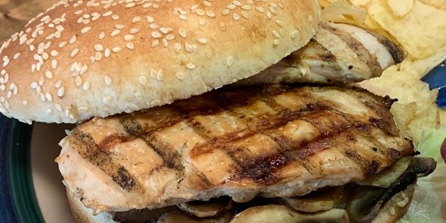 Mushroom Jack Chicken Sandwich