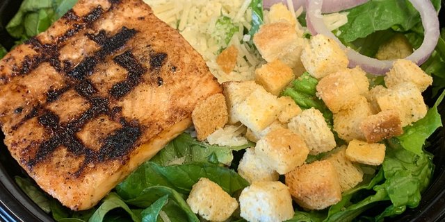 Salmon Caesar Salad