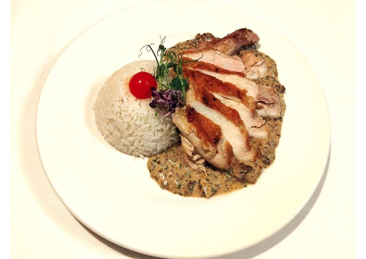 Sous Vide Supreme csirkemell filé vargnya gombás jázmin rizzsel