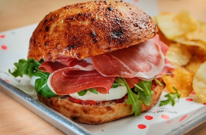 Panino Prosciutto and Bufala Mozzarella