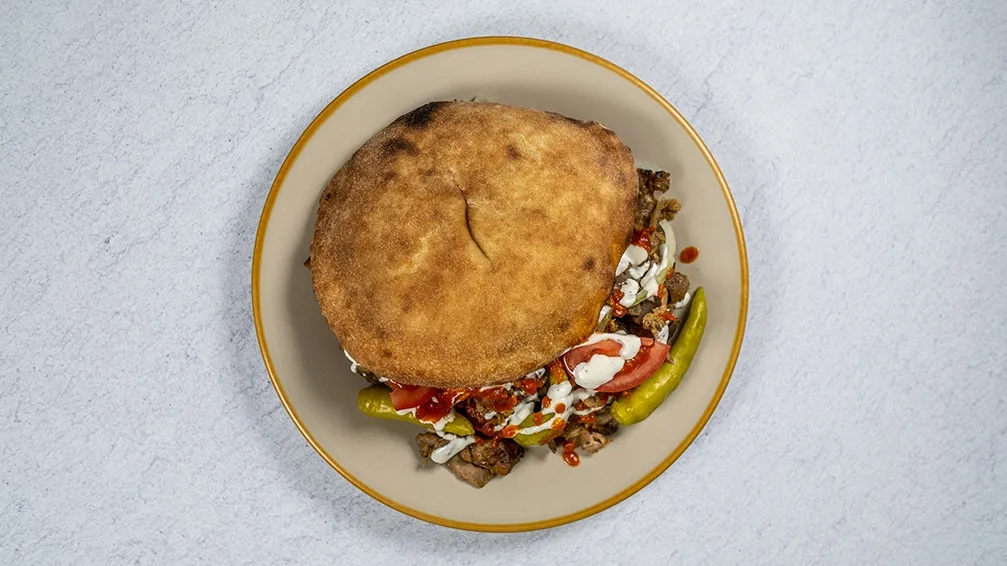 Gyros med bröd