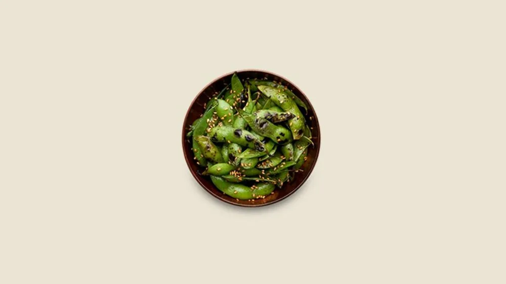 Grilled Edamame