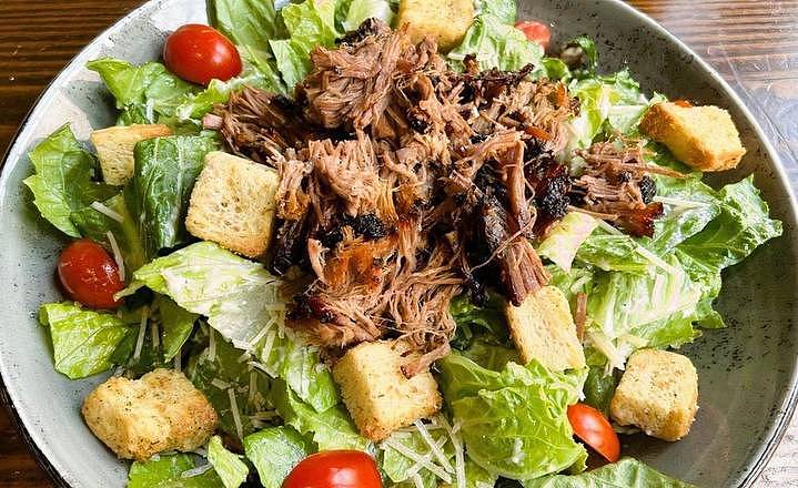 Brisket Caesar Salad