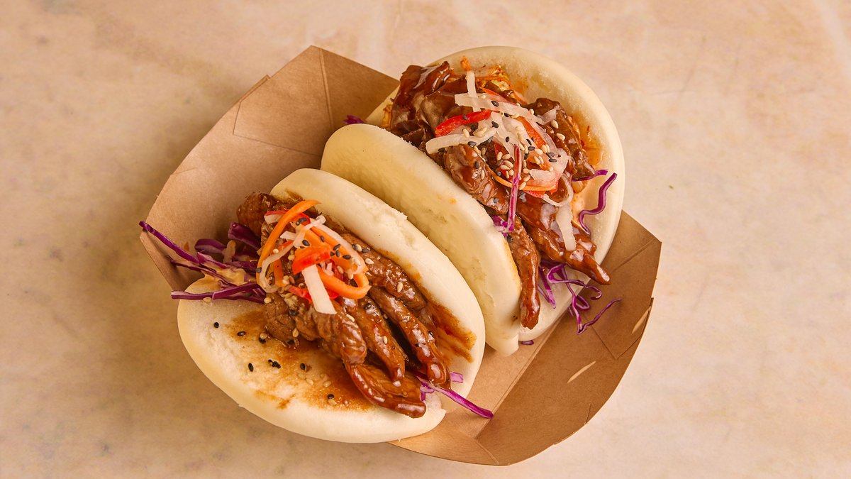 129.Korean Bulgogi Bao slider /2pcs