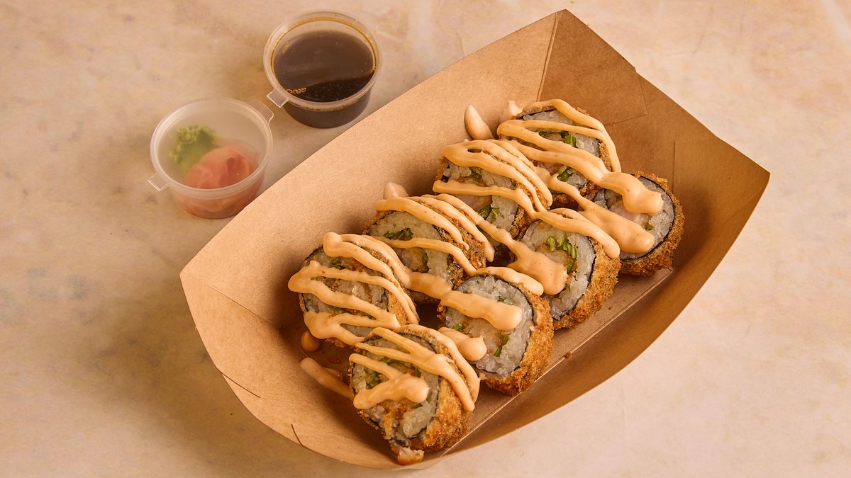 142.Tempura Dipped Crunchy Shrimp Sushi