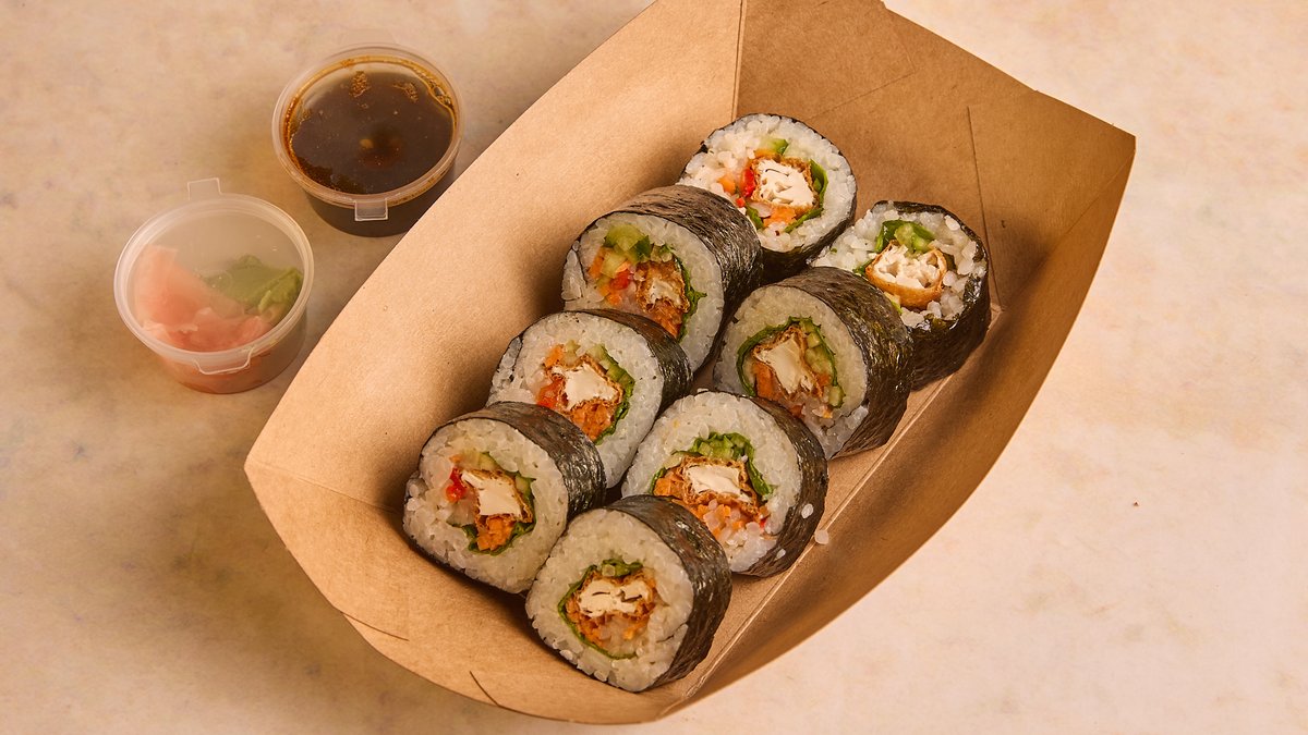 143.Korean gimbap vegan roll