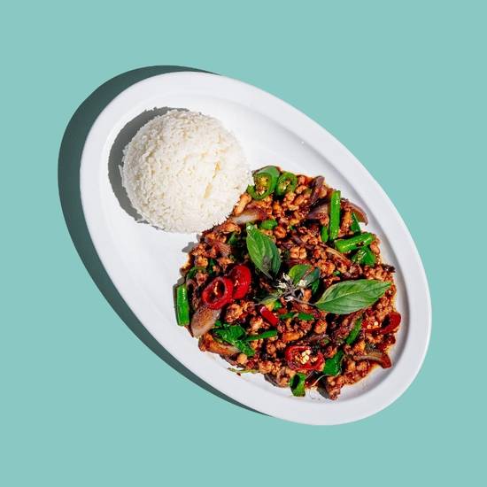 Pad Kra Pow (Spicy Basil Stir Fry)