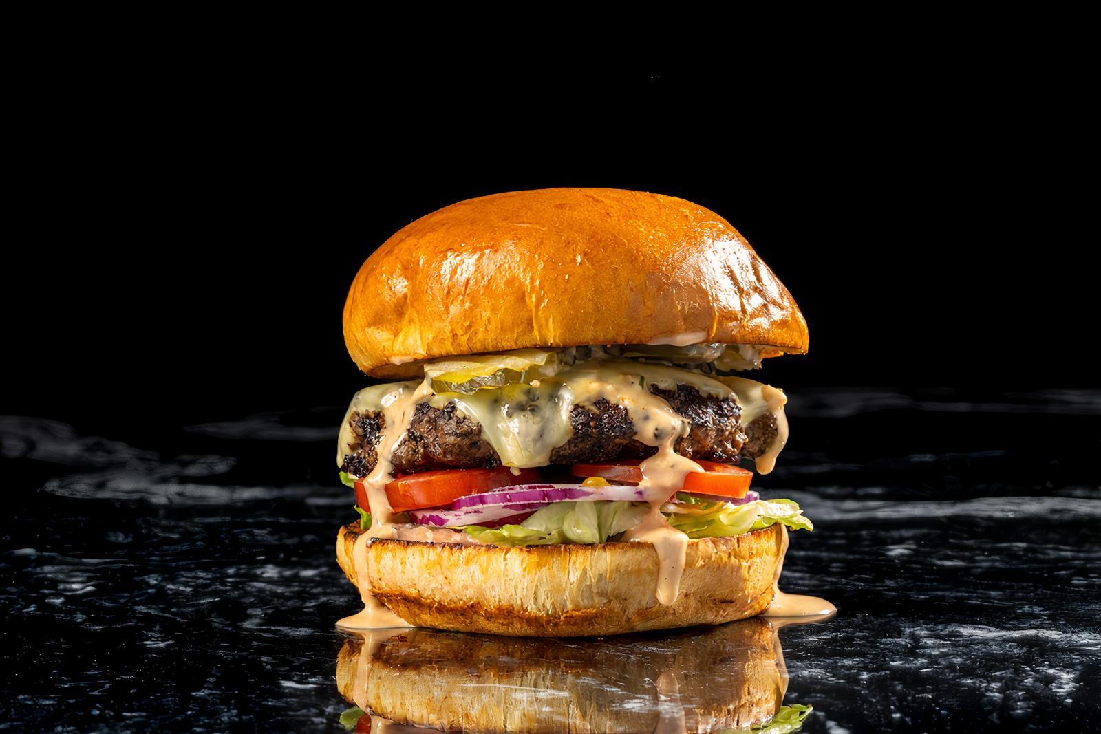 Burger and Chips