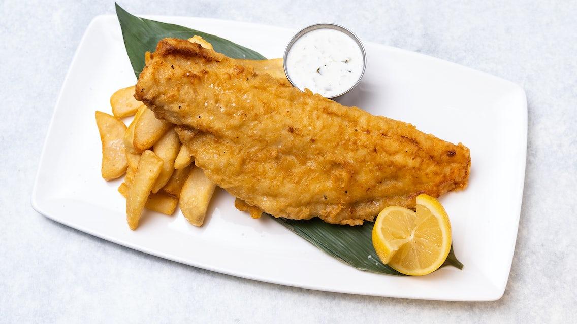 Hallbut Fish and Chips