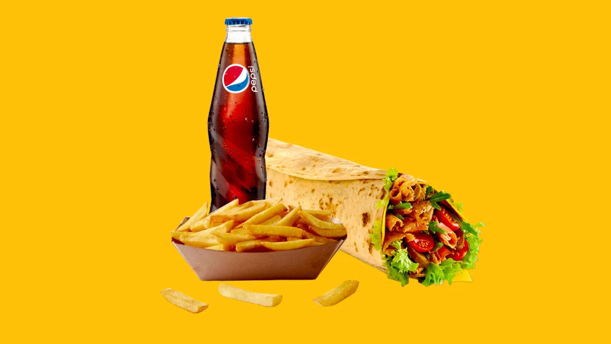 Rollo + Frytki + Pepsi