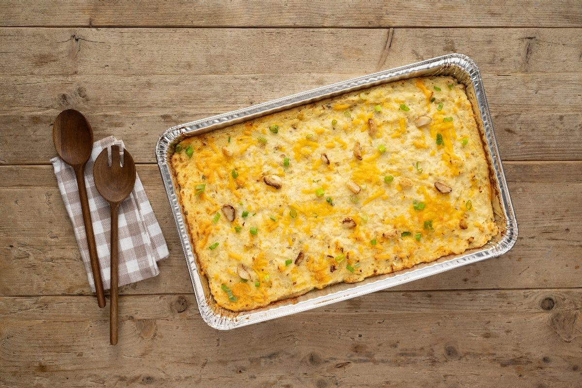 FULL PAN GARLIC MASHED POTATOES