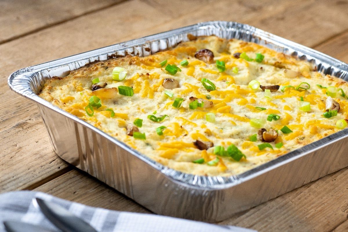 HALF PAN GARLIC MASHED POTATOES