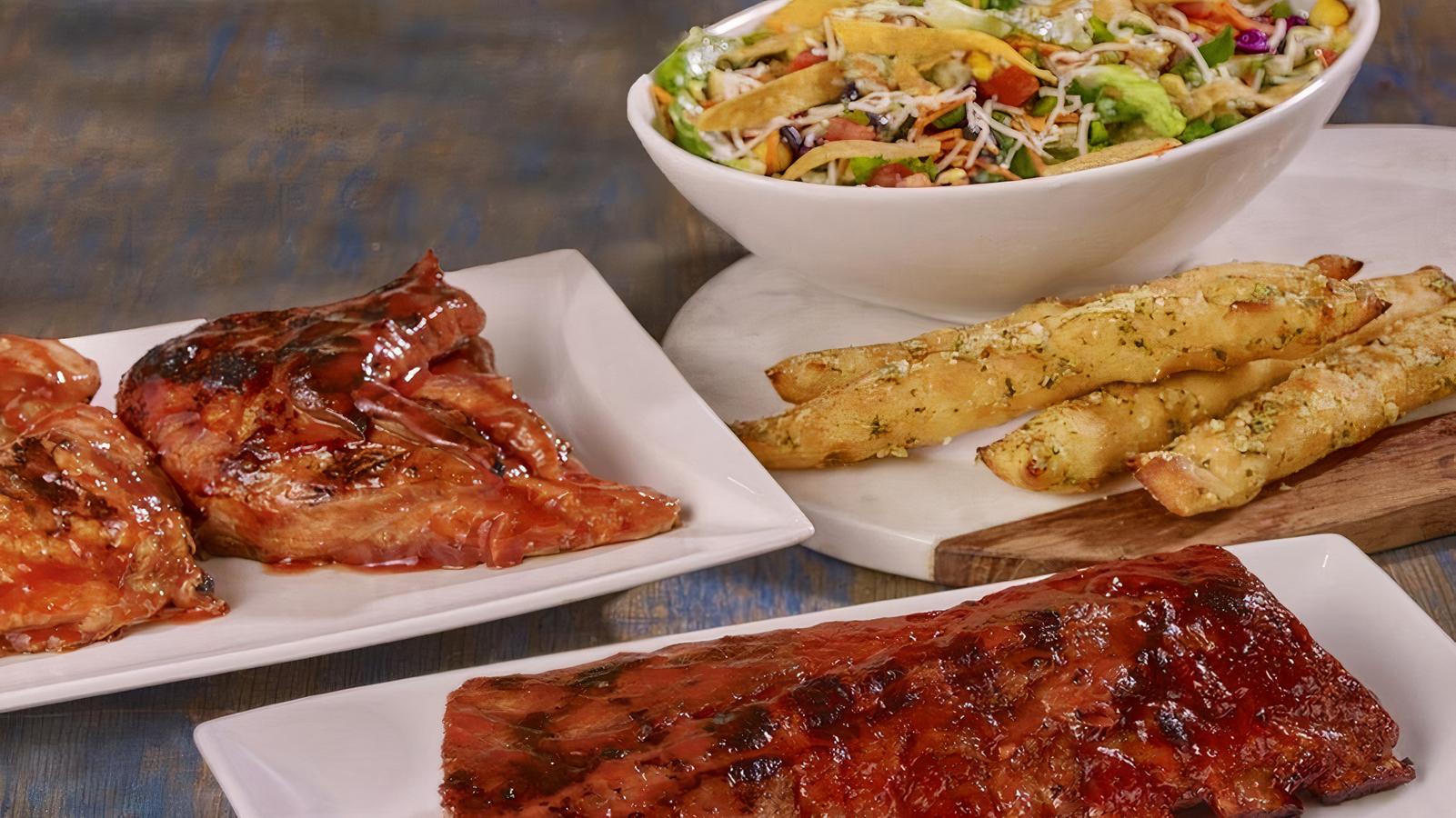 CHICKEN and BABY BACK RIBS FOR 6
