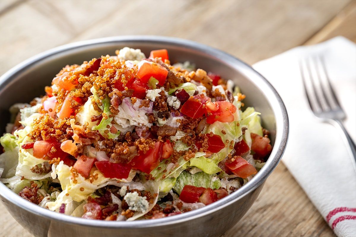 CHOPPED BLEU CHEESE WEDGE SALAD