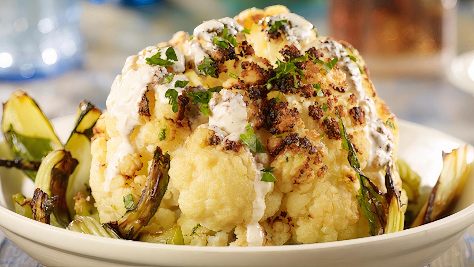 Whole Roasted Cauliflower