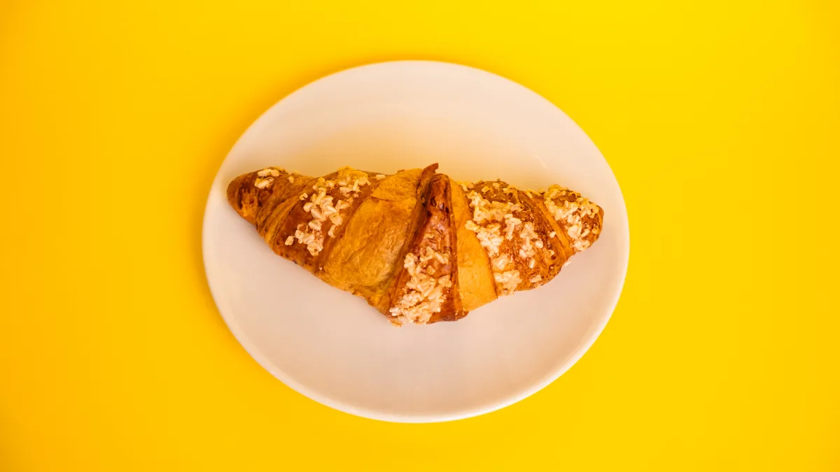 Croissant With Lemon Cream