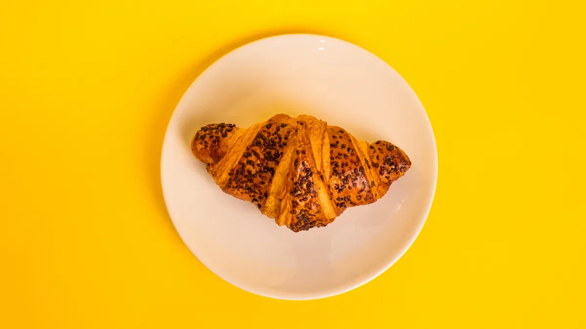 Croissant With Pistachio Cream