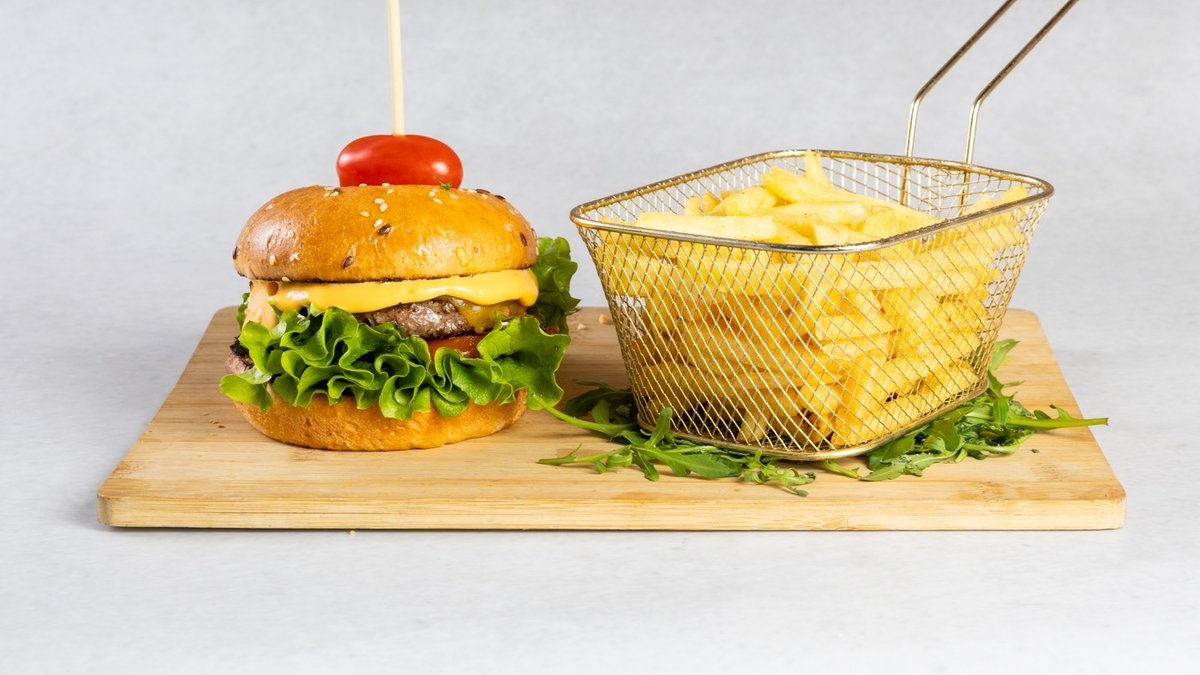 Black angus burger