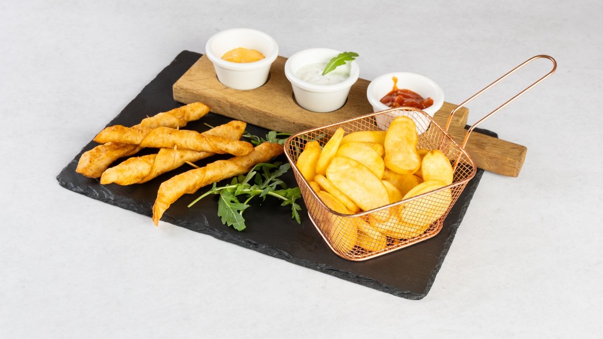 Taquitos in dollar ocvrt krompirček (4 kos)