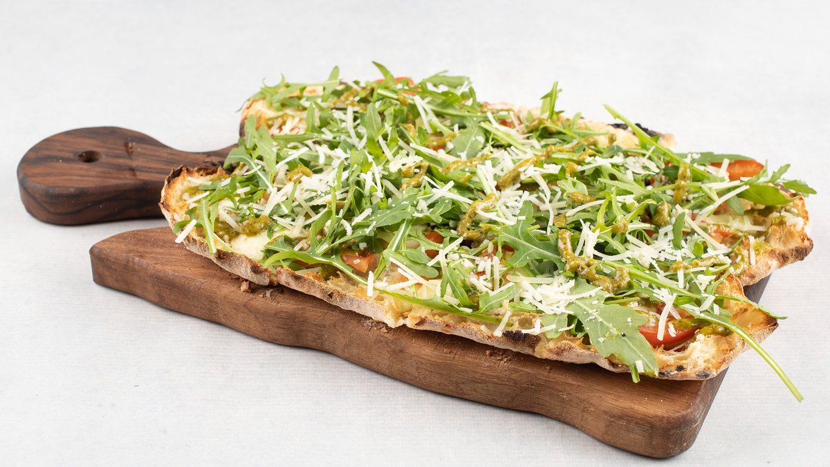 Pesto bruschete