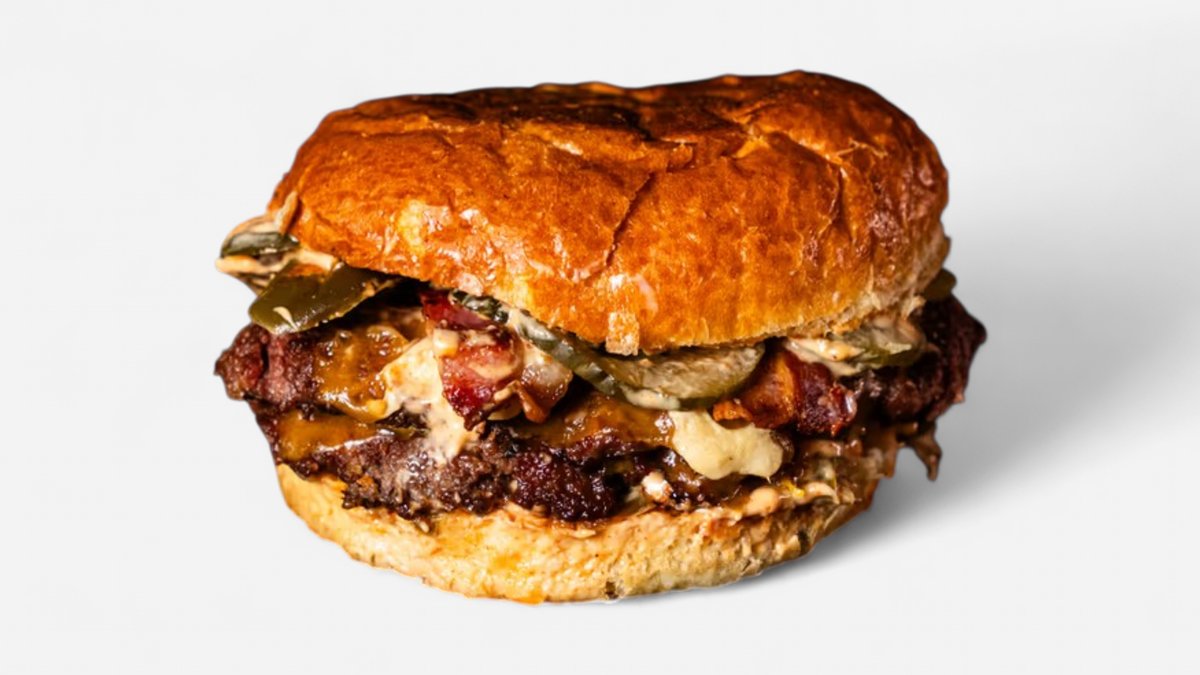 Spicy burger just burger