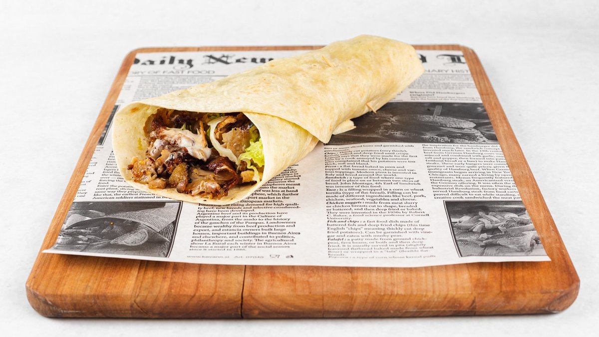 Pileća kebab tortilja - mala