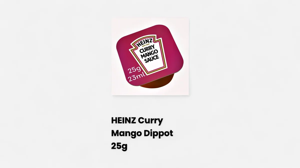 Curry mango sauce