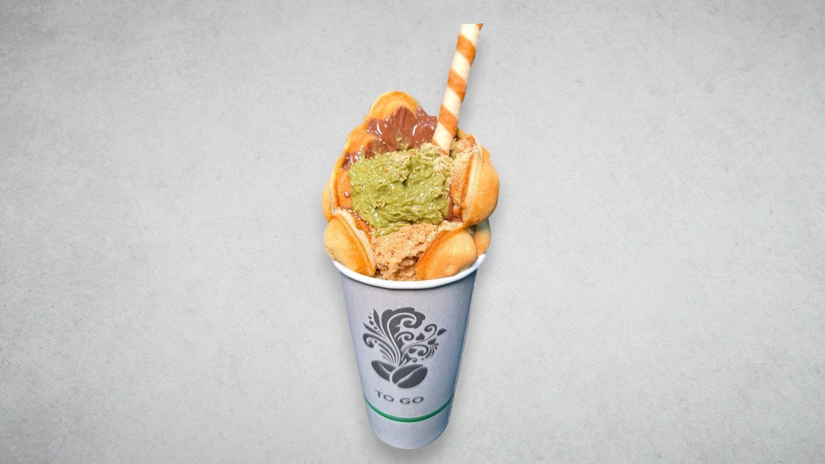 Dubai bubble waffle