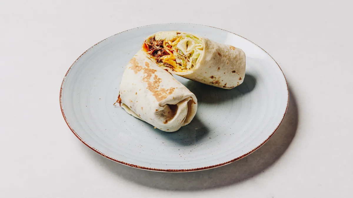 Crispy chicken tortilla