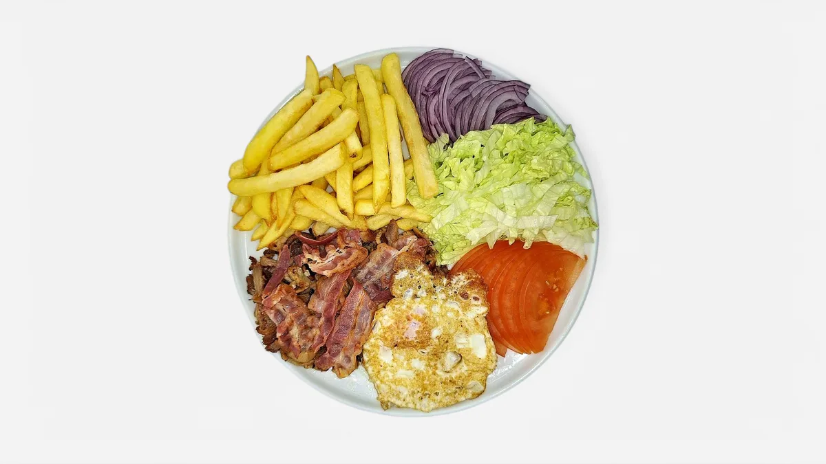 Maxi kebab krožnik