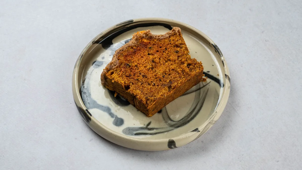 Lotus pumpkin banana bread