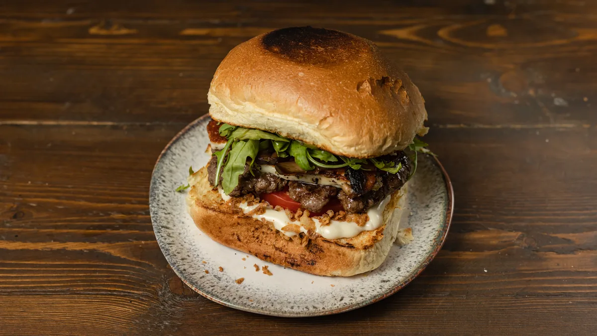 Mushroom Gun Burger